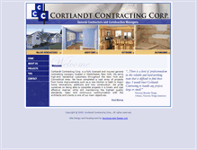 Tablet Screenshot of cortlandtcorp.com